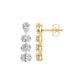 Cascadeva Diamond Earrings 18 KT / Yellow Gold