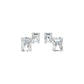 Emeressa Duo Diamond Earrings 18 KT / Yellow Gold