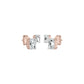Emeressa Duo Diamond Earrings 18 KT / Yellow Gold
