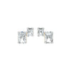 Emeressa Duo Diamond Earrings 18 KT / Yellow Gold