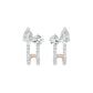 Pearlivia Duo Diamond Earrings 18 KT / Yellow Gold