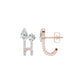 Pearlivia Duo Diamond Earrings 18 KT / Yellow Gold