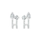 Pearlivia Duo Diamond Earrings 18 KT / Yellow Gold