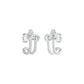 Pearlivia Duo Diamond Earrings 18 KT / Yellow Gold