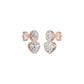 Amorvella Duo Diamond Earrings 18 KT / Yellow Gold