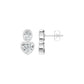 Amorvella Duo Diamond Earrings 18 KT / Yellow Gold