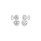 Amorvella Duo Diamond Earrings 18 KT / Yellow Gold