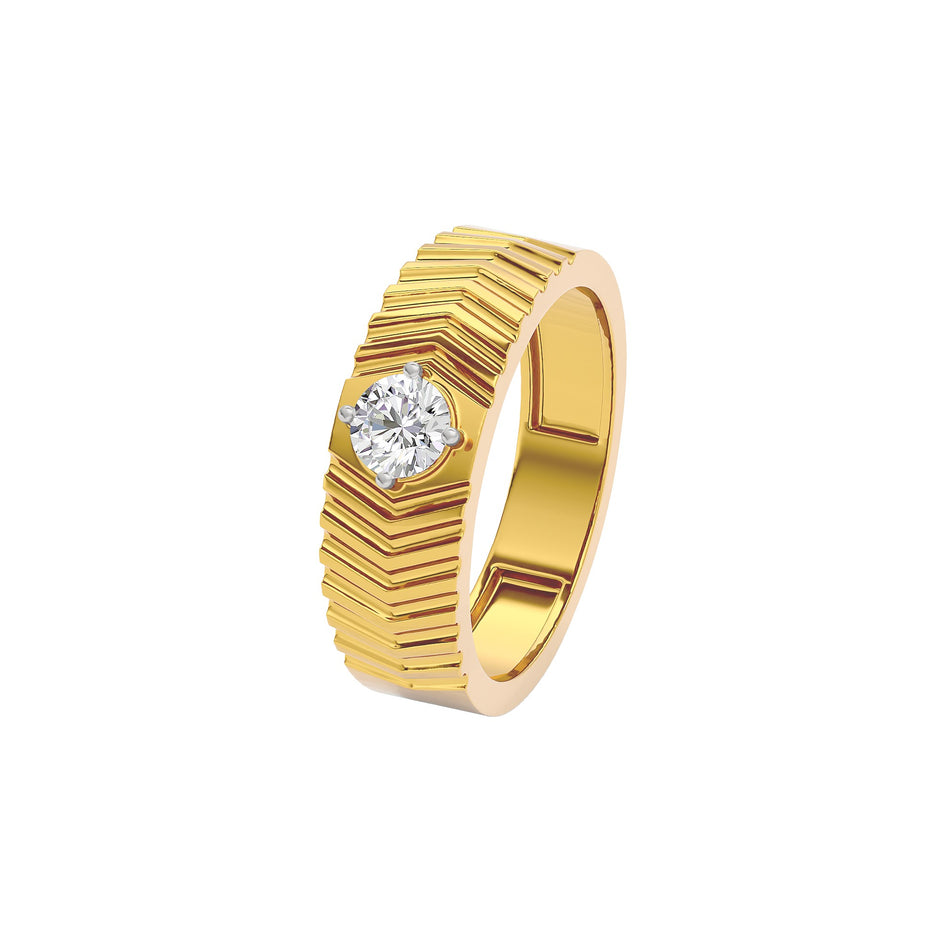 Elegant Amaira Diamond Ring 18 KT / Yellow Gold / 22