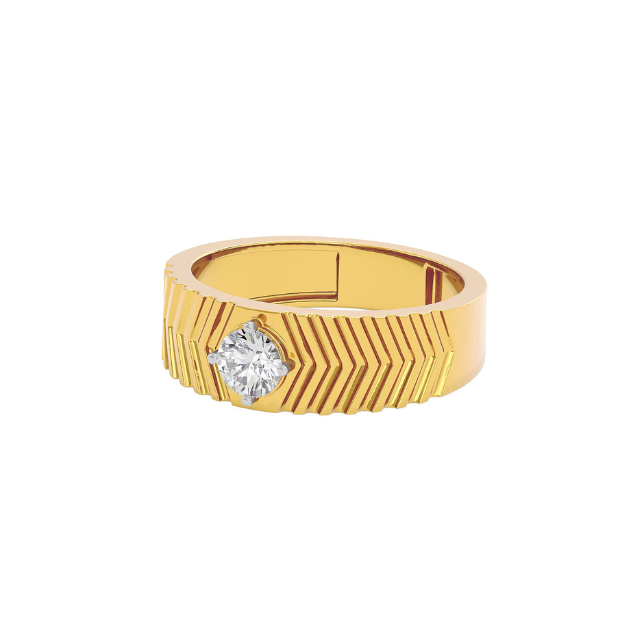 Elegant Amaira Diamond Ring 18 KT / Yellow Gold / 22
