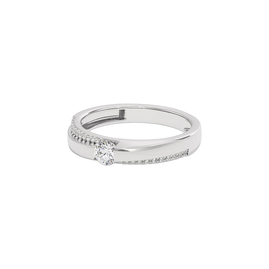 The Core Diamond Couple Band Ring for Him