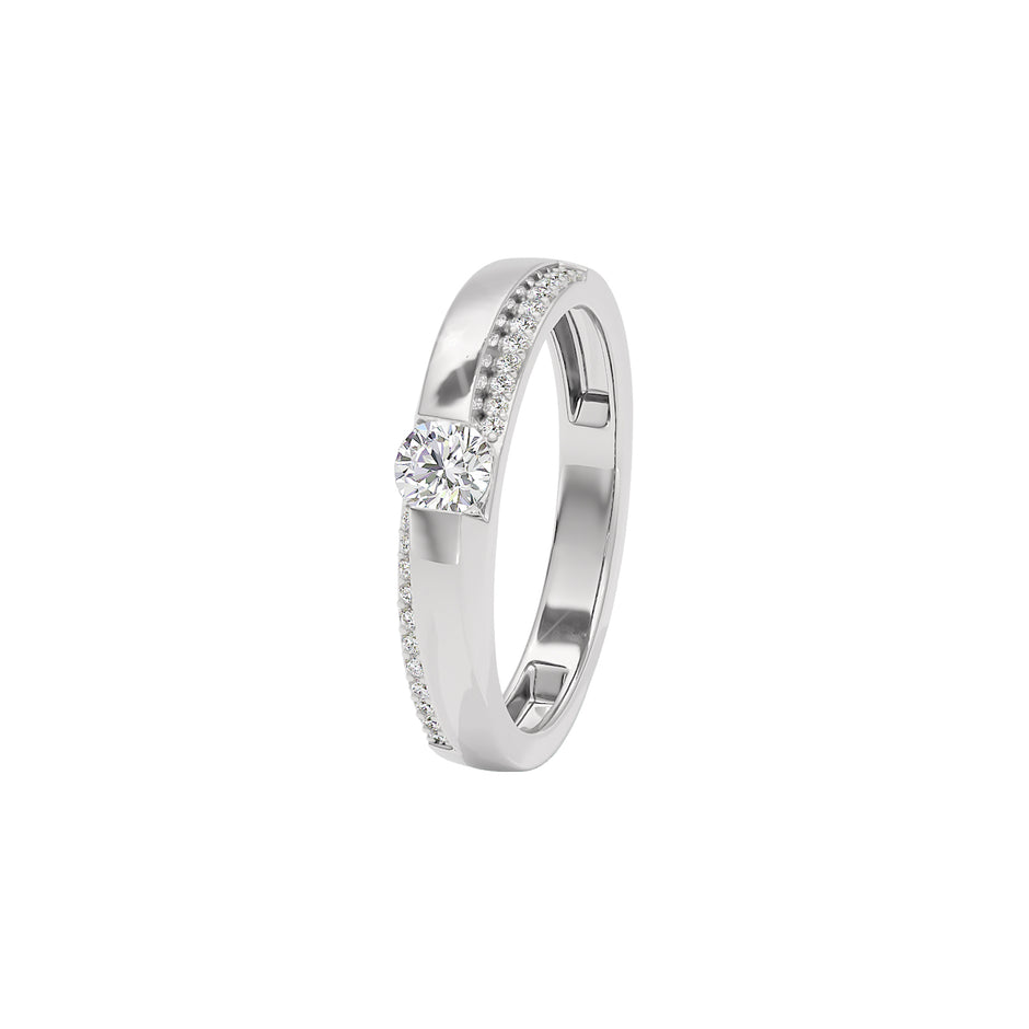 The Core Diamond Couple Band Ring for Him