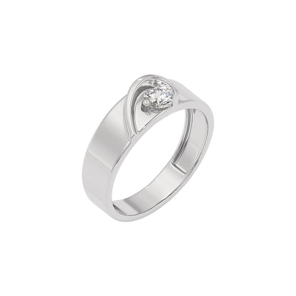 My Dazzling Half Diamond Couple Band Ring for Him