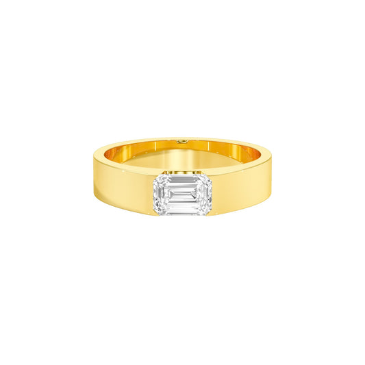 Love Conquered Diamond Engagement Ring 18 KT / Yellow Gold / 22