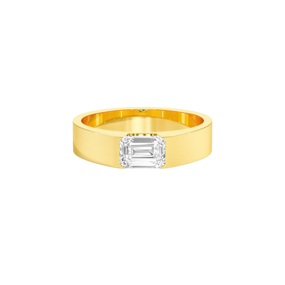 Love Conquered Diamond Engagement Ring 18 KT / Yellow Gold / 22