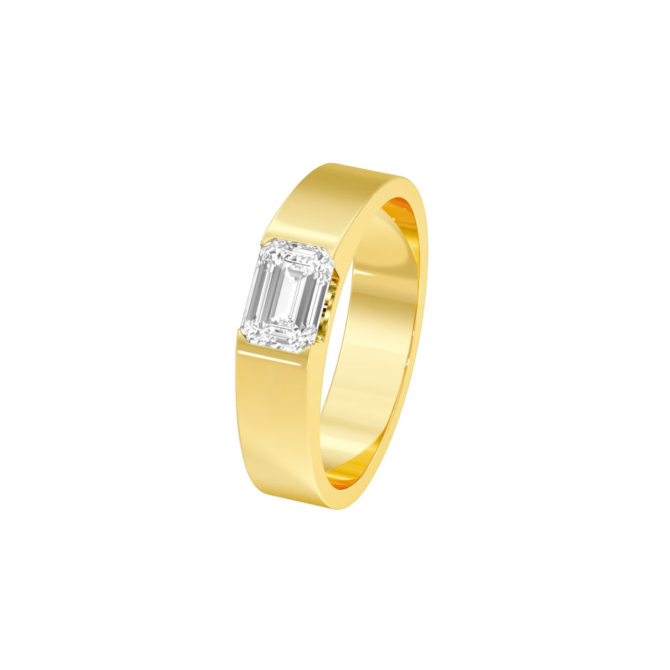 Love Conquered Diamond Engagement Ring 18 KT / Yellow Gold / 22