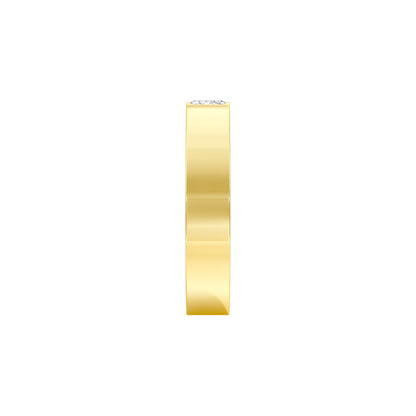Love Conquered Diamond Engagement Ring 18 KT / Yellow Gold / 22