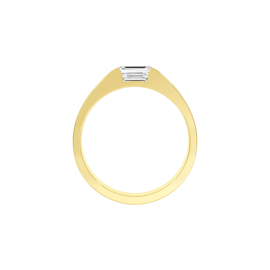 Love Conquered Diamond Engagement Ring 18 KT / Yellow Gold / 22