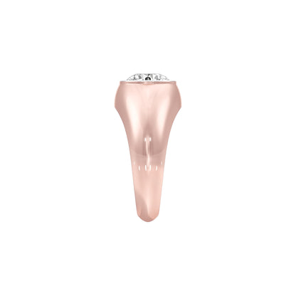 Through Thick & Thin Diamond Engagement Ring 18 KT / Rose Gold / 22