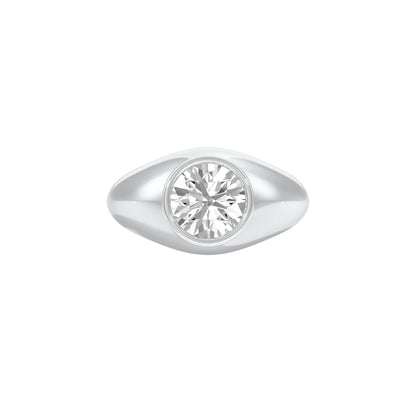 Through Thick & Thin Diamond Engagement Ring 18 KT / White Gold / 22