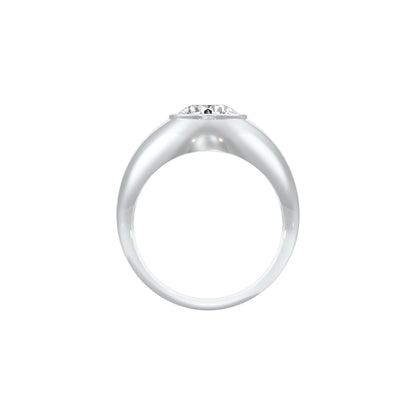 Through Thick & Thin Diamond Engagement Ring 18 KT / White Gold / 22