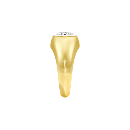 Through Thick & Thin Diamond Engagement Ring 18 KT / Yellow Gold / 22