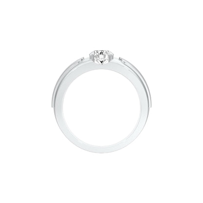 Forever Near Diamond Engagement Ring 18 KT / White Gold / 22