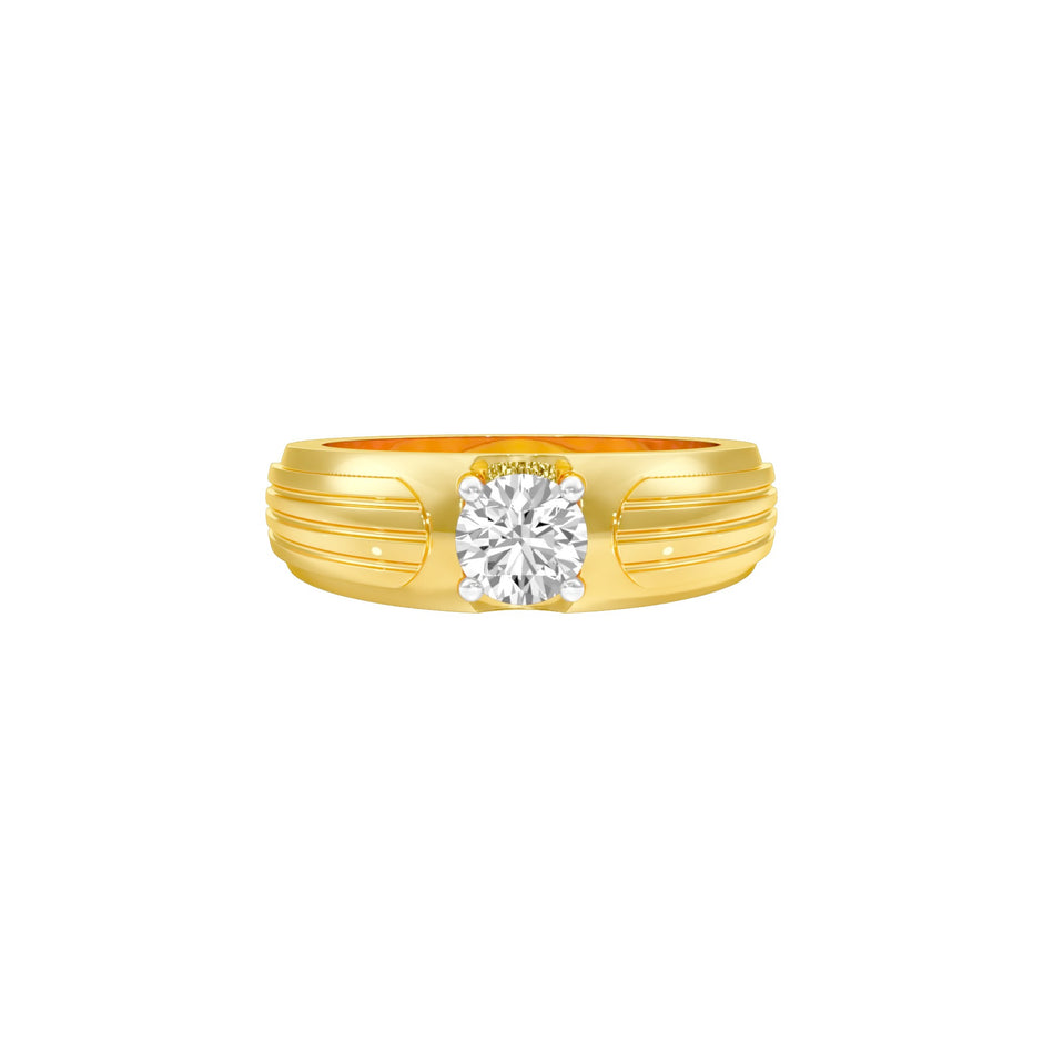 Forever Near Diamond Engagement Ring 18 KT / Yellow Gold / 22