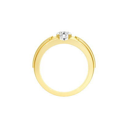 Forever Near Diamond Engagement Ring 18 KT / Yellow Gold / 22