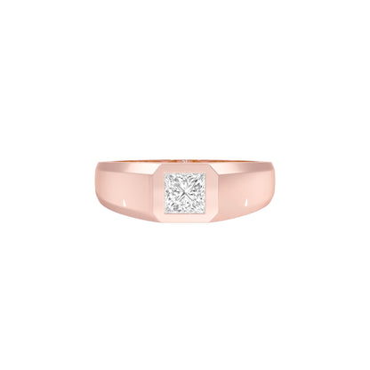 Gentle Radiance Diamond Engagement Ring 18 KT / Rose Gold / 22