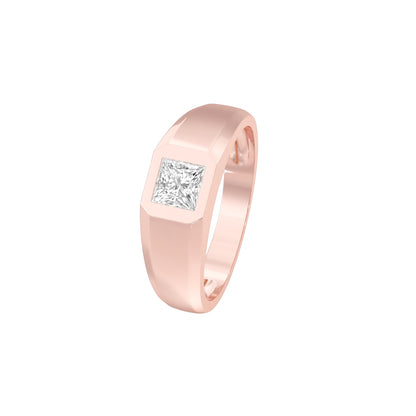 Gentle Radiance Diamond Engagement Ring 18 KT / Rose Gold / 22