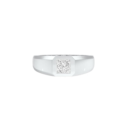 Gentle Radiance Diamond Engagement Ring 18 KT / White Gold / 22