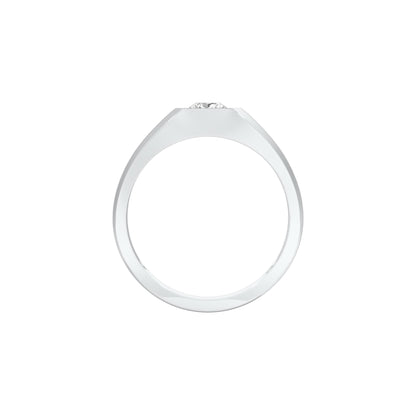 Gentle Radiance Diamond Engagement Ring 18 KT / White Gold / 22