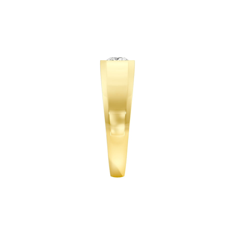 Gentle Radiance Diamond Engagement Ring 18 KT / Yellow Gold / 22