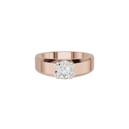 Whispering Blissful Diamond Men's Ring 18 KT / Rose Gold / 24