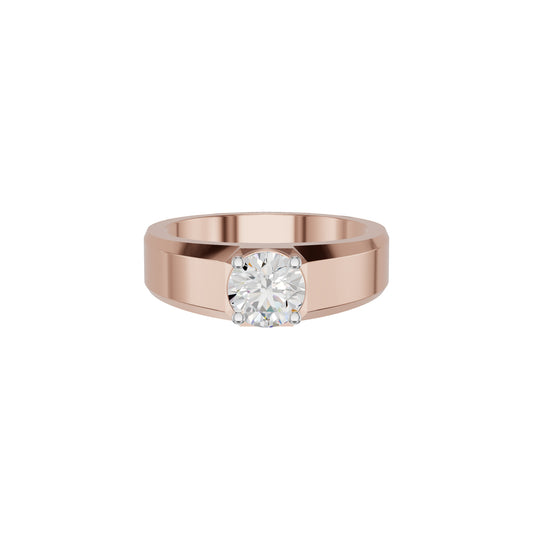 Whispering Blissful Diamond Men's Ring 18 KT / Rose Gold / 24