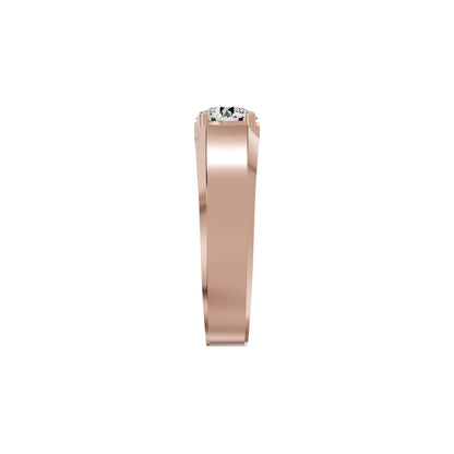 Whispering Blissful Diamond Men's Ring 18 KT / Rose Gold / 24