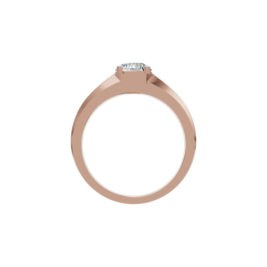 Whispering Blissful Diamond Men's Ring 18 KT / Rose Gold / 24