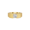 Delightful Charm Diamond Men's Ring 18 KT / Yellow Gold / 24