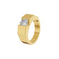 Delightful Charm Diamond Men's Ring 18 KT / Yellow Gold / 24