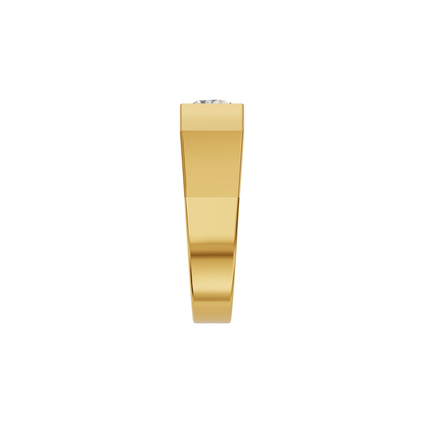 Delightful Charm Diamond Men's Ring 18 KT / Yellow Gold / 24