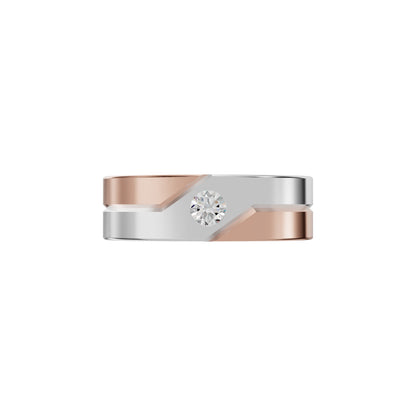 The Vow Diamond Engagement Men's Ring 18 KT / Rose Gold / 24