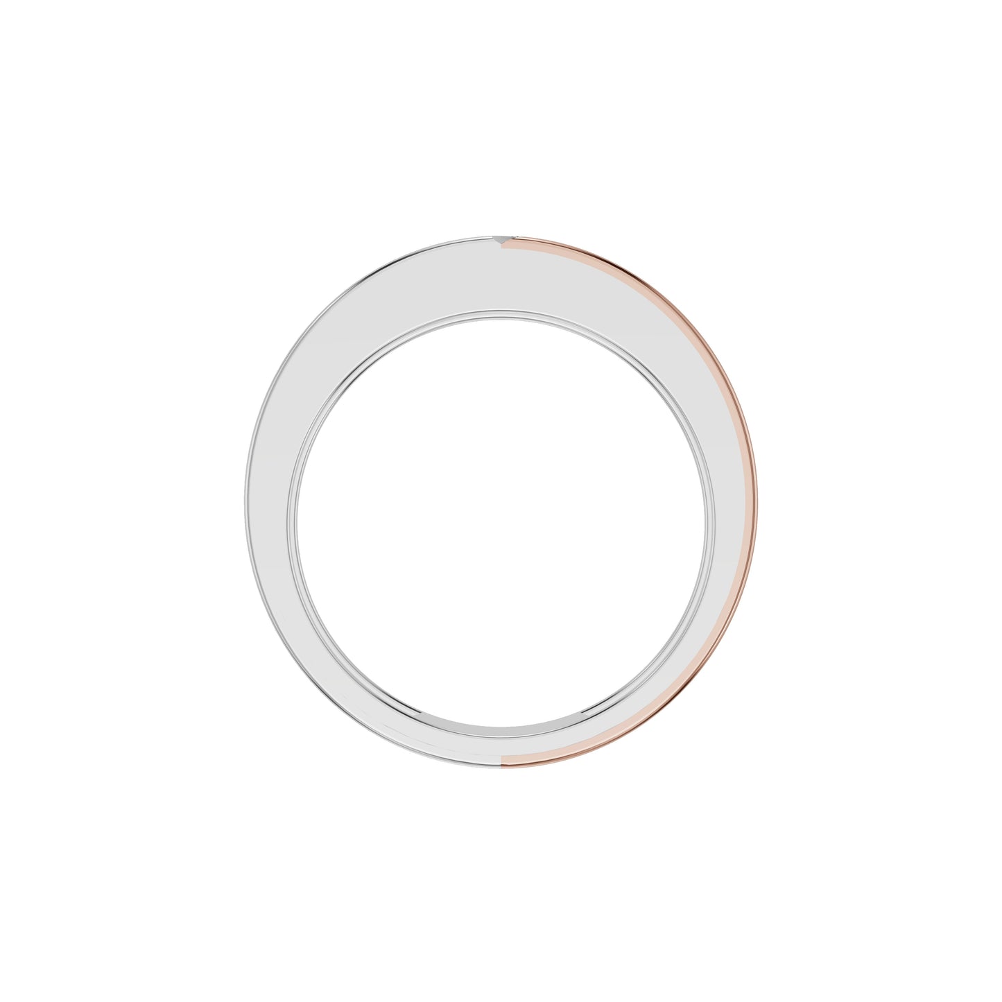 The Vow Diamond Engagement Men's Ring 18 KT / Rose Gold / 24