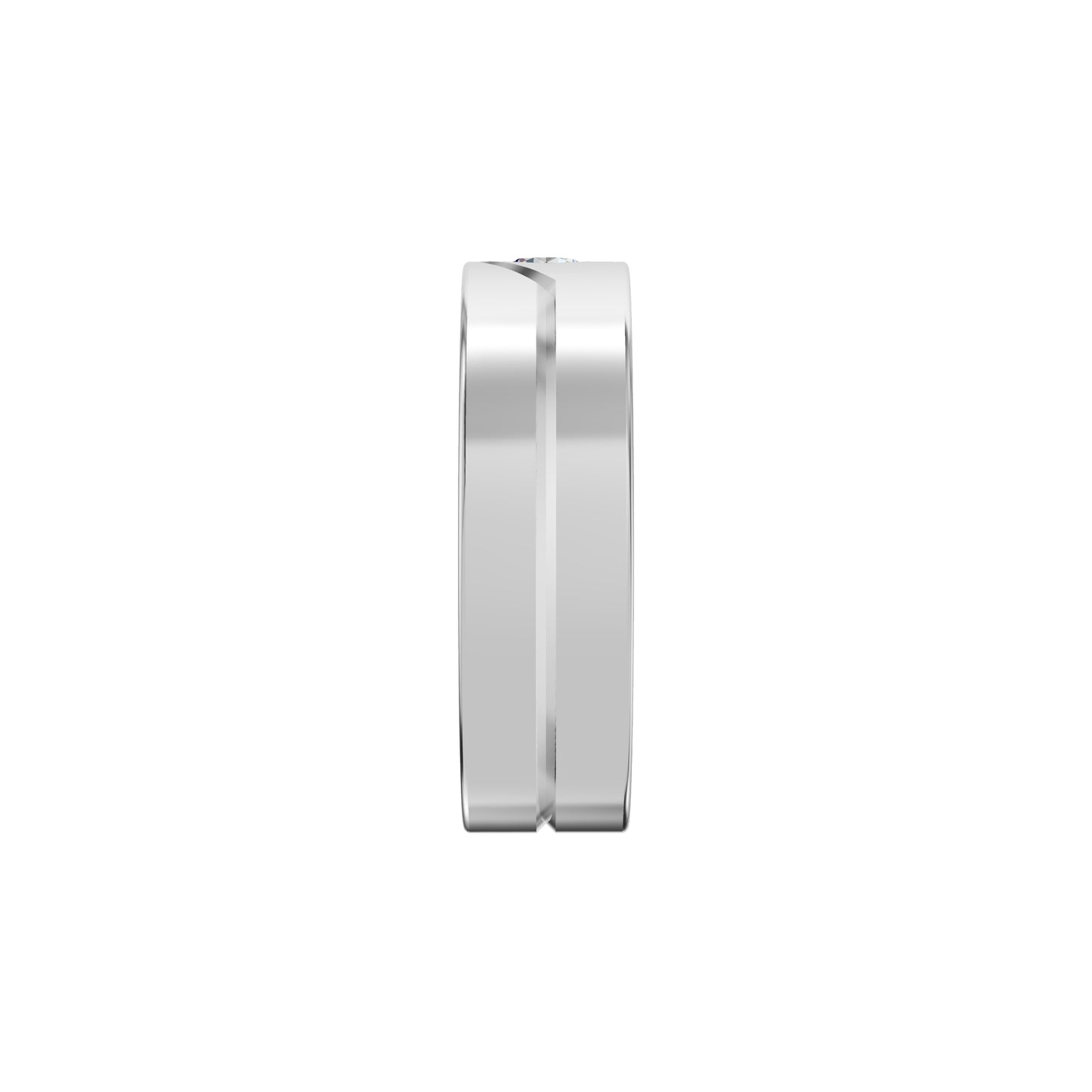 The Vow Diamond Engagement Men's Ring 18 KT / White Gold / 24