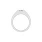 DGR001009 18 KT / White Gold / 24