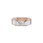 Soulmate Solitiare Diamond Engagement Men's Ring 18 KT / Rose Gold / 24