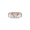 Soulmate Solitiare Diamond Engagement Men's Ring 18 KT / Rose Gold / 24