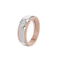 Soulmate Solitiare Diamond Engagement Men's Ring 18 KT / Rose Gold / 24