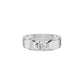Soulmate Solitiare Diamond Engagement Men's Ring 18 KT / White Gold / 24