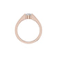 Lasting Union Diamond Engagement Men's Ring 18 KT / Rose Gold / 24