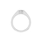 Lasting Union Diamond Engagement Men's Ring 18 KT / White Gold / 24
